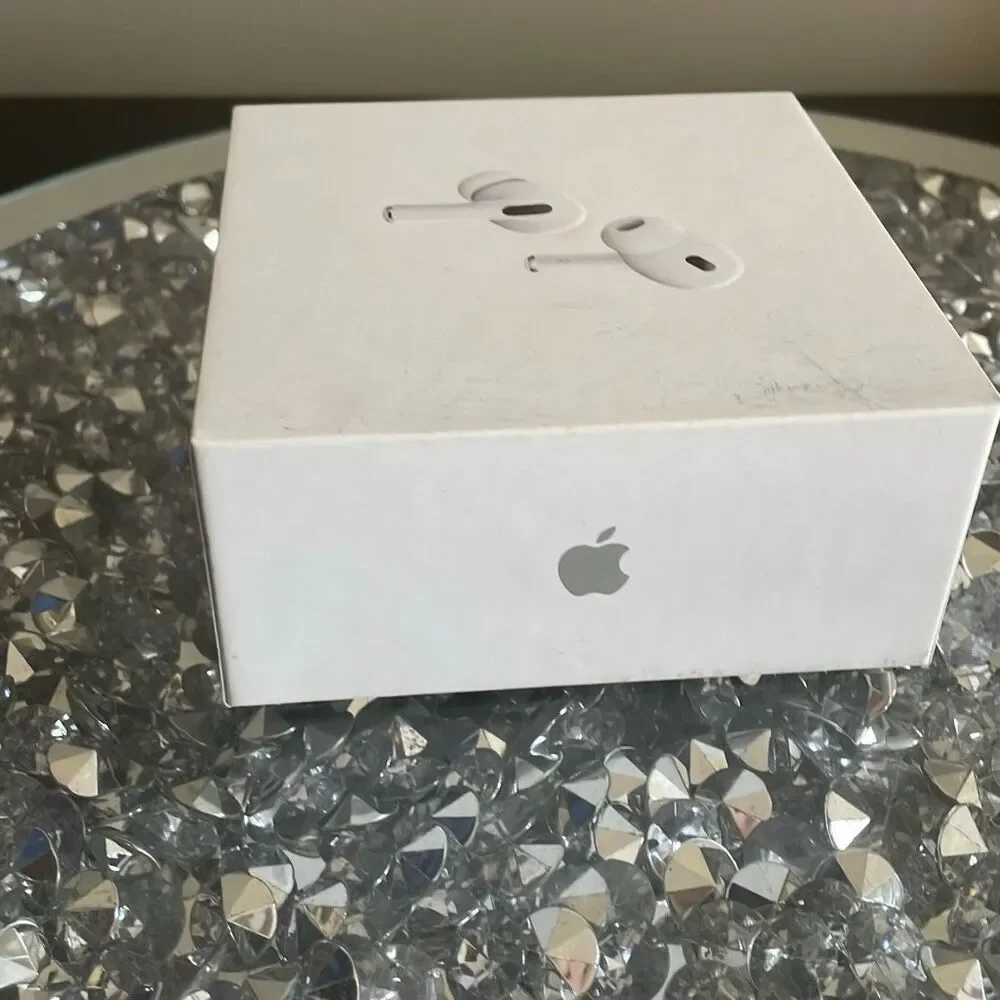 Empty box for apple AirPods Pro (2nd generation) includes 6 replacement earbuds